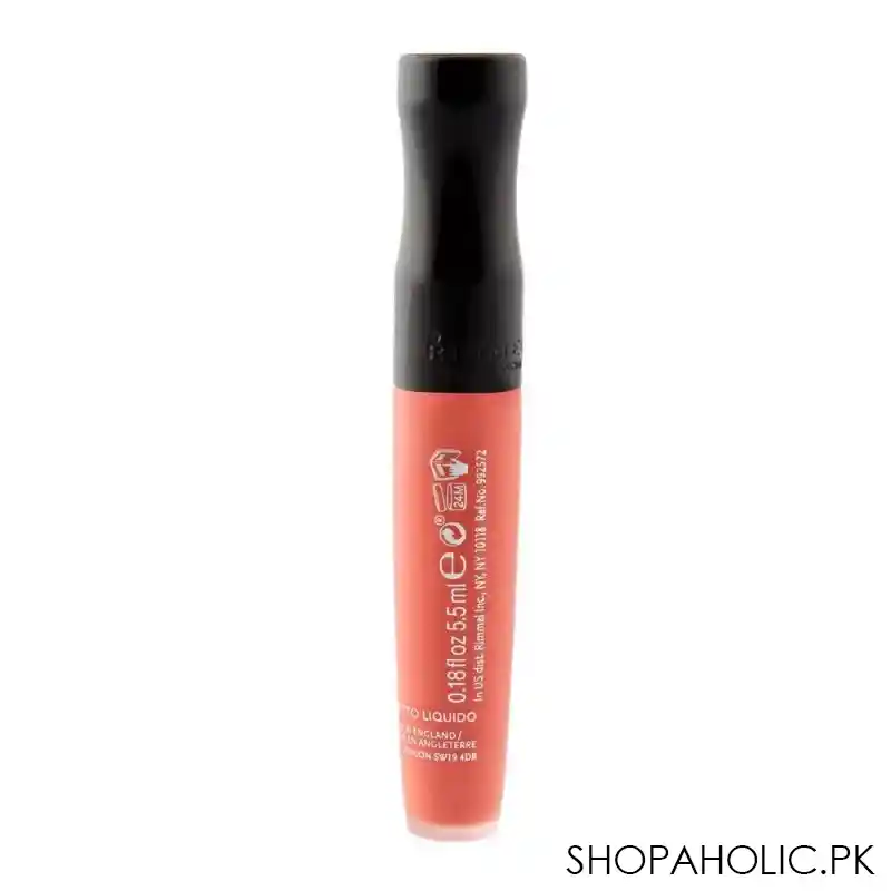 rimmel stay matte liquid lip colour 600 coral sass image3