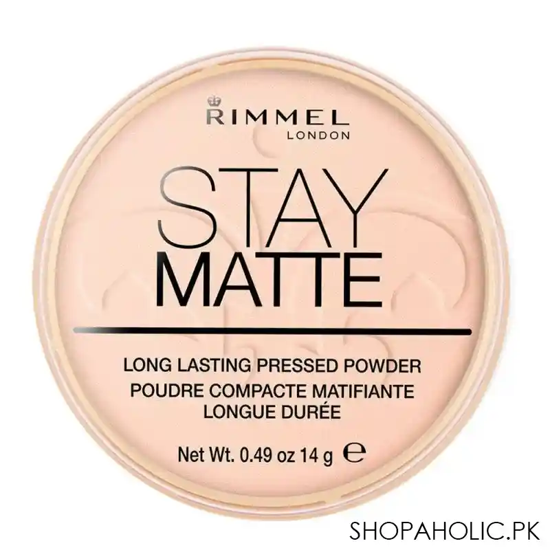 rimmel stay matte long lasting pressed powder 002 pink blossom main image