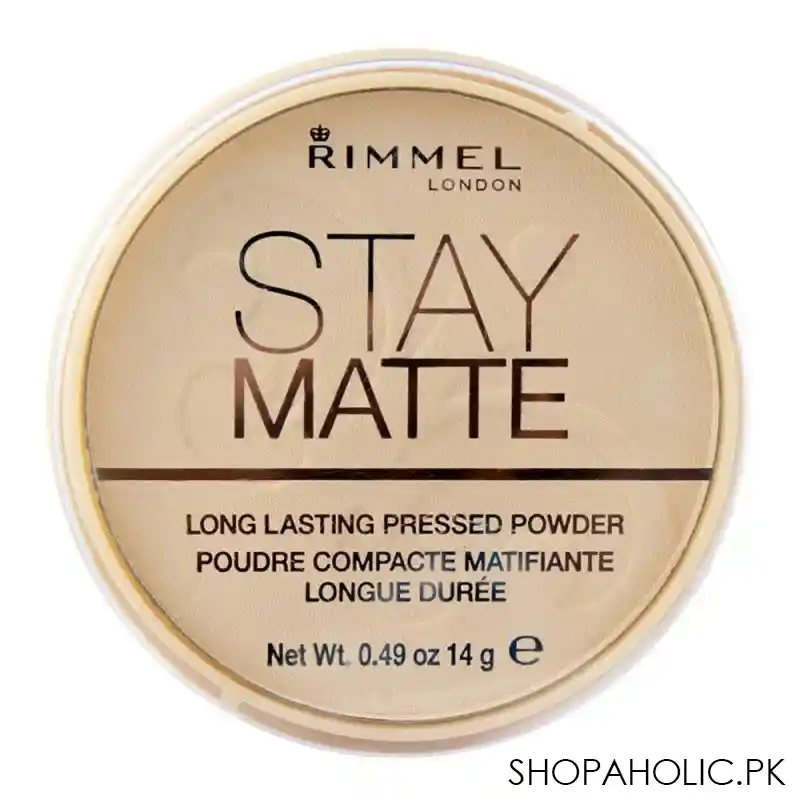 rimmel stay matte pressed powder 001 transparent main image