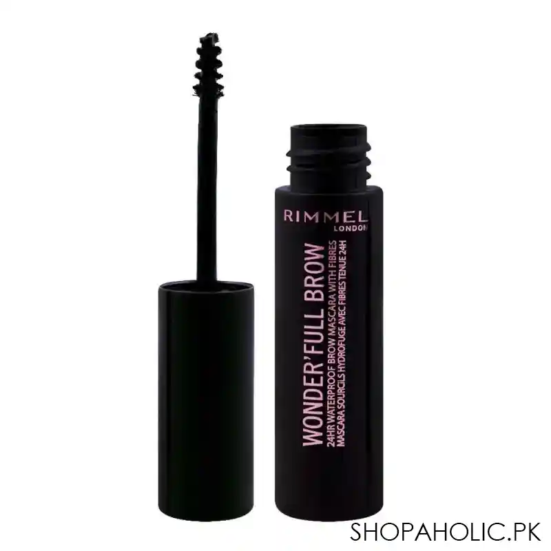 rimmel wonder'full brow 24hr waterproof brow mascara, 003 dark main image