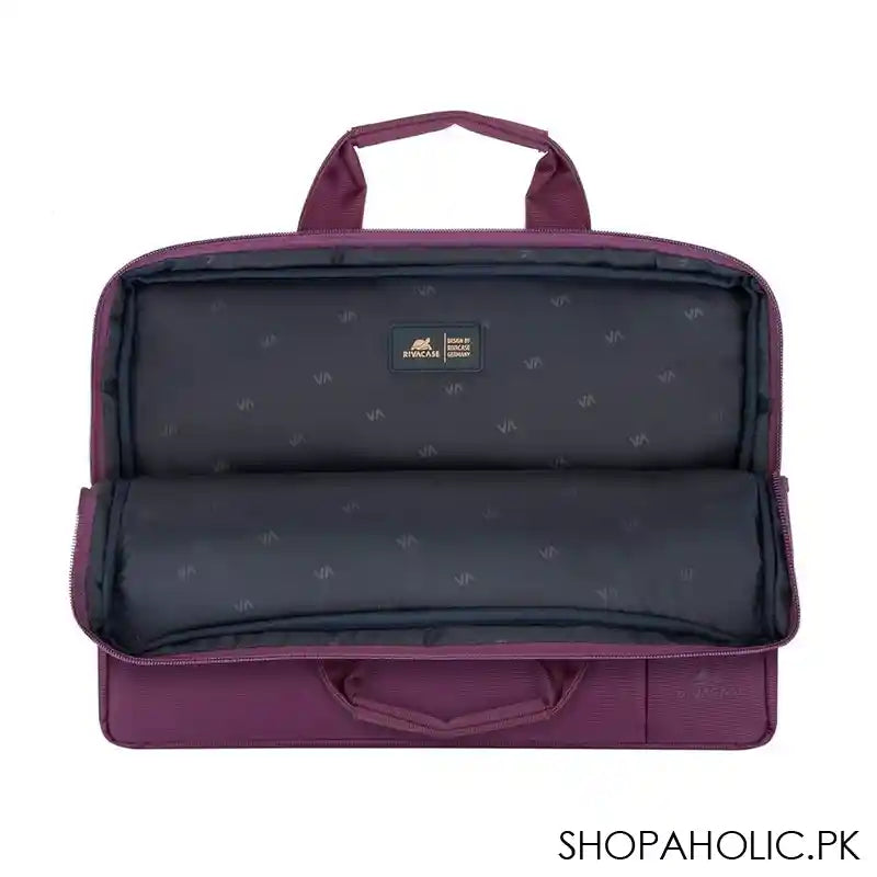 Rivacase 13.3 Inches Laptop Bag, Purple, 8221 - Image 2