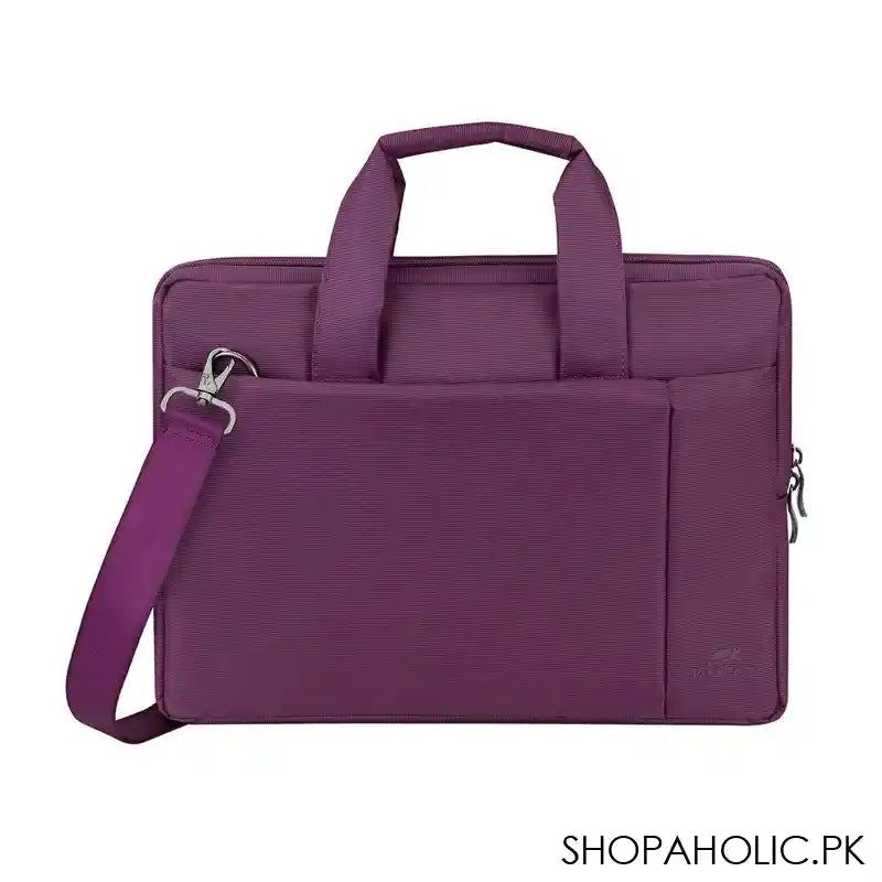 Rivacase 13.3 Inches Laptop Bag, Purple, 8221 - Image 4