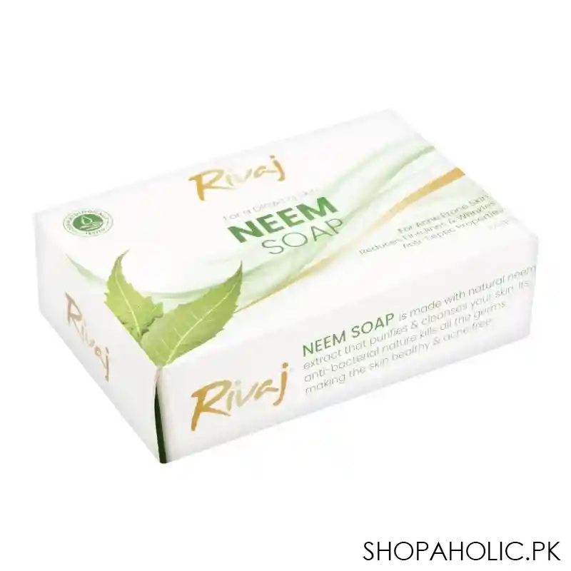 rivaj neem acne prone skin soap, 100g main image