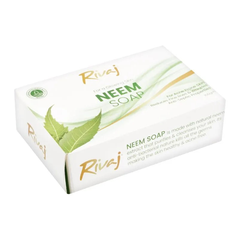 rivaj neem acne prone skin soap, 100g main image