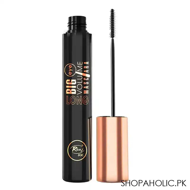 Rivaj UK Big Eyes Long Volume Mascara, Black - Main Image