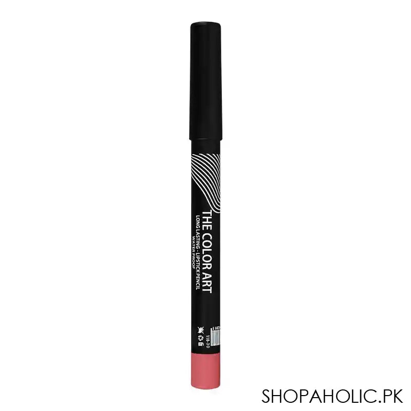 Rivaj UK The Color Art Long Lasting Waterproof Lipstick Pencil, 45 Garnet - Main Image