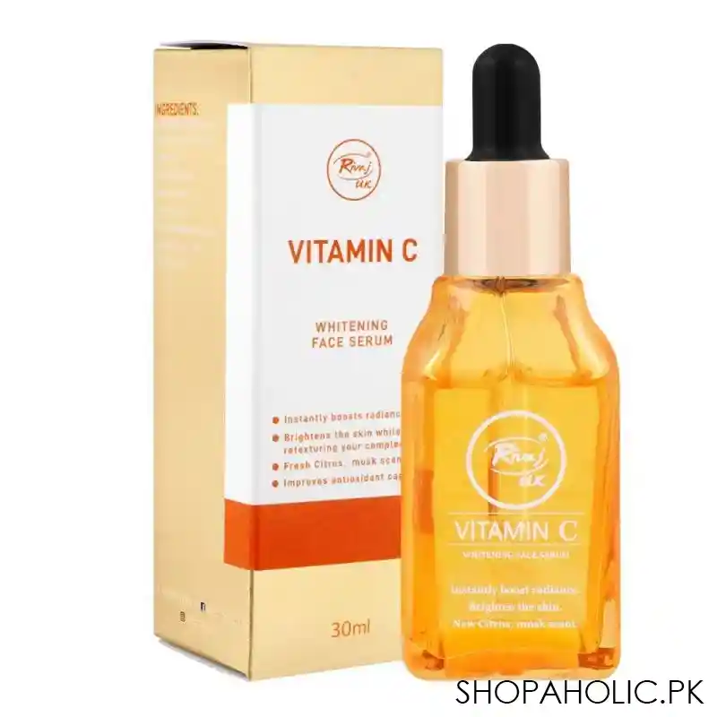 rivaj vitamin c whitening face serum, 30ml main image