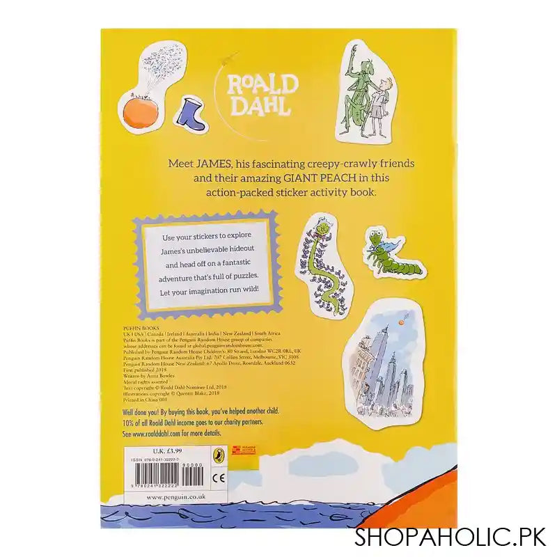 Roald Dahl's James And The Giant Peach Sticker Activity Book - Image 2