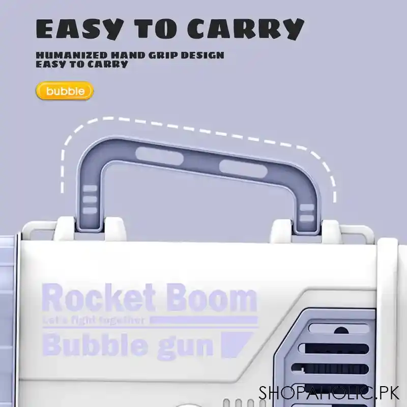 rocket boom bubble gun with 64 holes image4