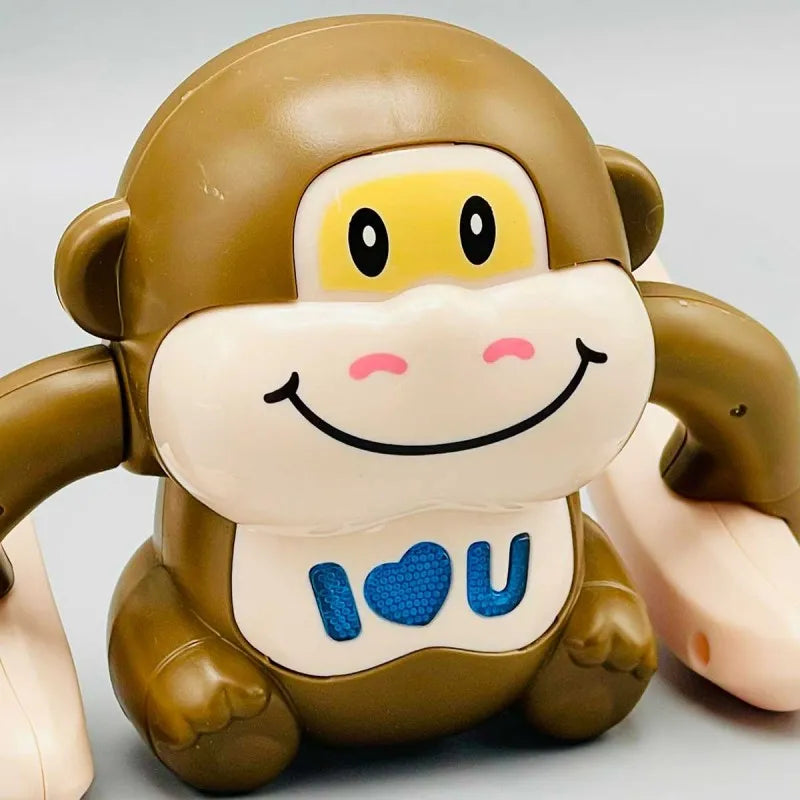 rolling monkey banana voice controlled toy for kids image2