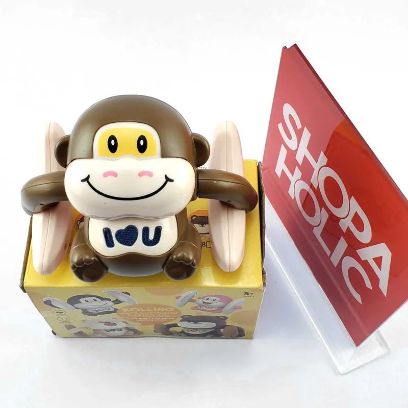 rolling monkey banana voice controlled toy for kids image6