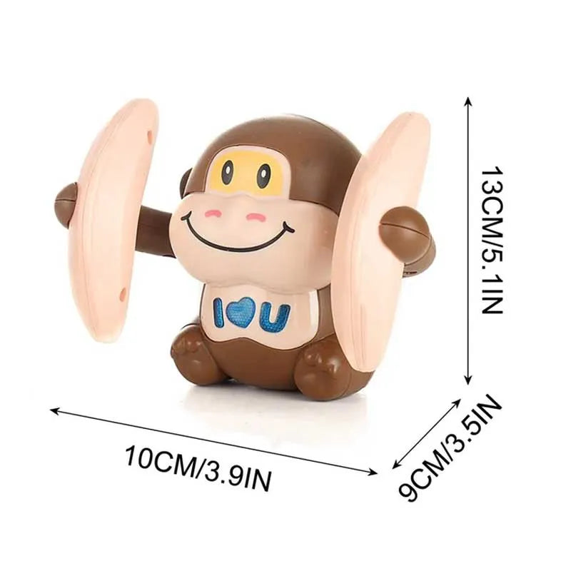 rolling monkey banana voice controlled toy for kids image7