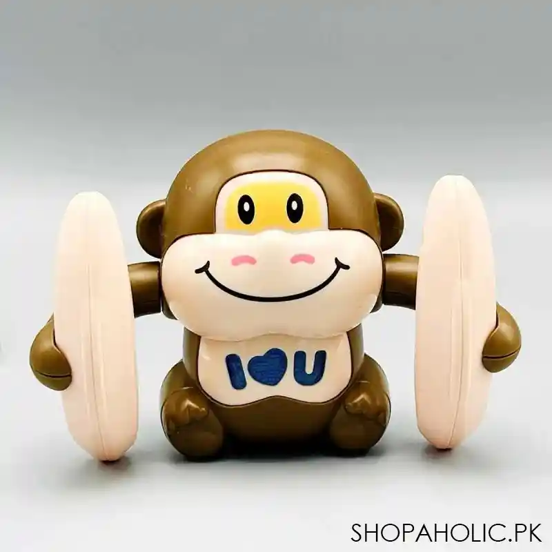 rolling monkey banana voice controlled toy for kids main image