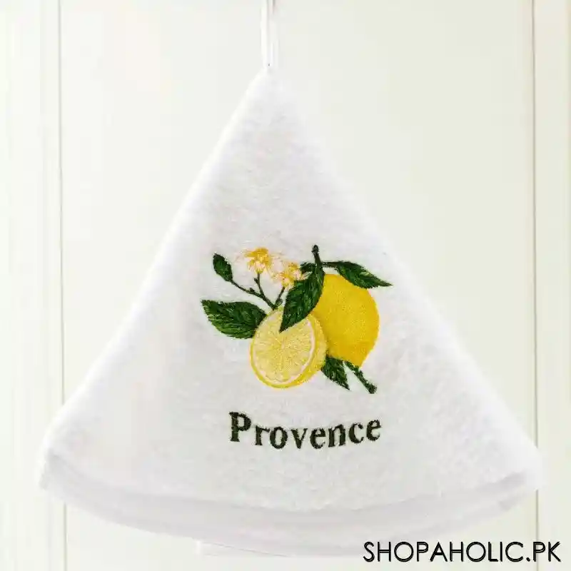 round hand towel with hanging loop (highest quality) image2