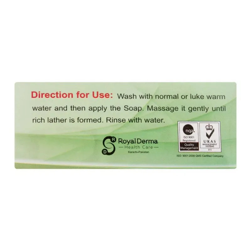 royal derma oleo oily medicated soap, 100g image2