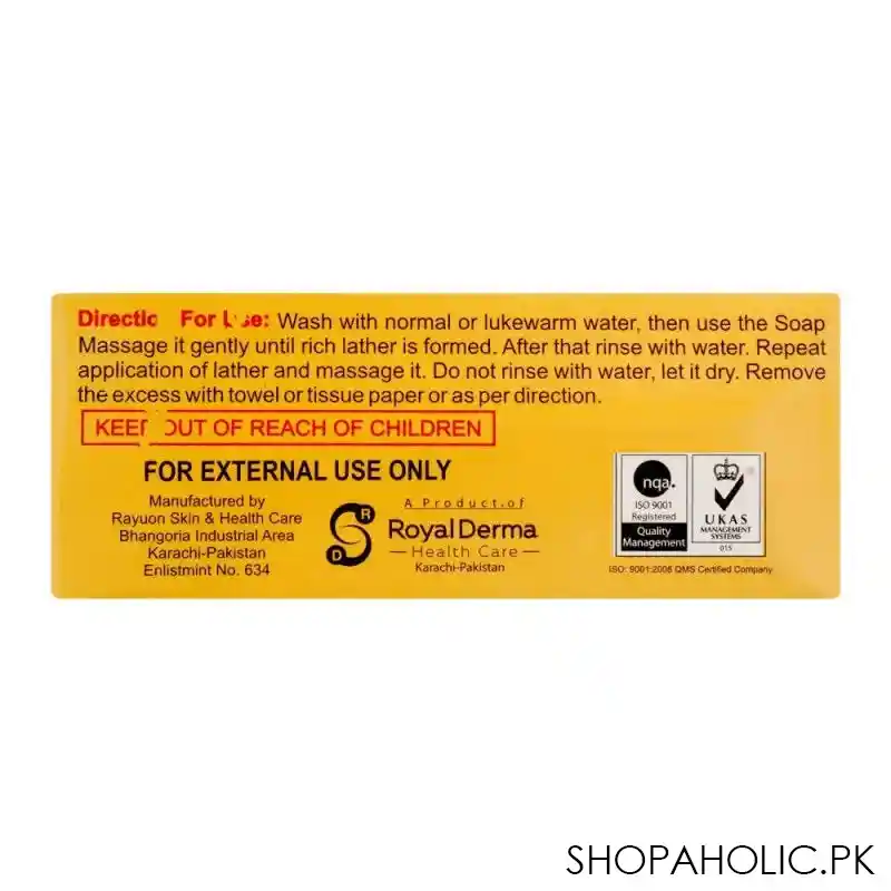 royal derma sulphact medicated soap, for scabies, 100g image3