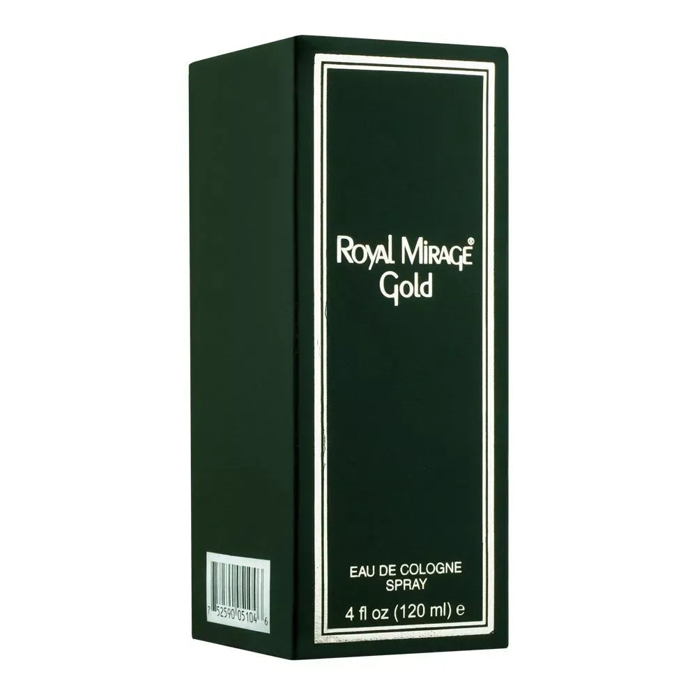 royal mirage gold eau de cologne, for men, 120ml image2