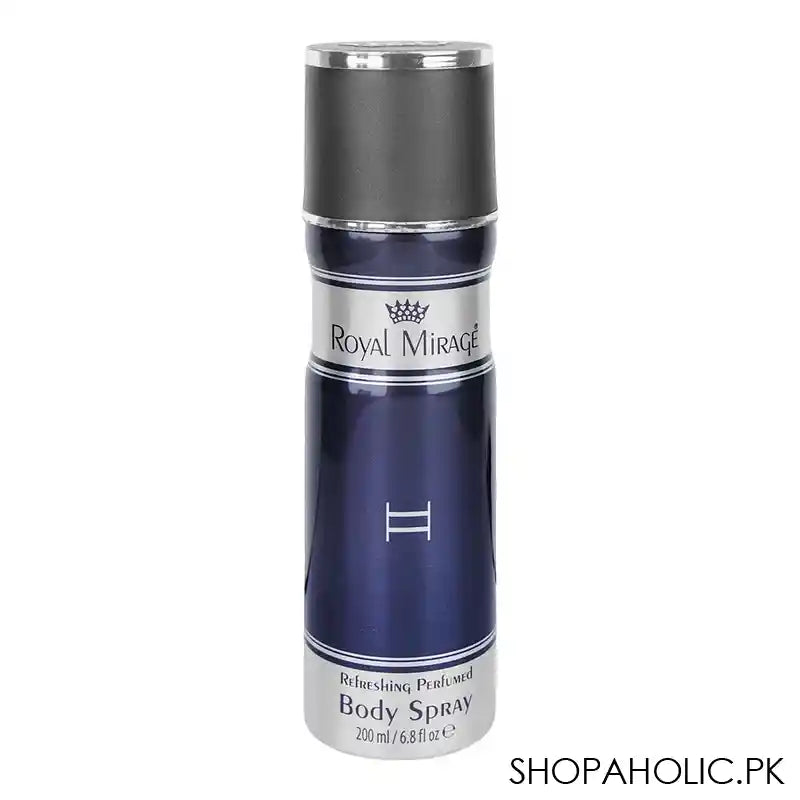 Royal Mirage II Refreshing Perfumed Body Spray, For Men & Women, 200ml - Main Image