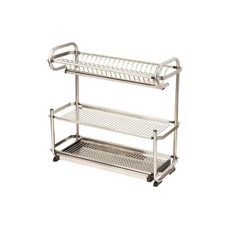 royalford 3 tier dish rack & glass holder, rf8294 main image