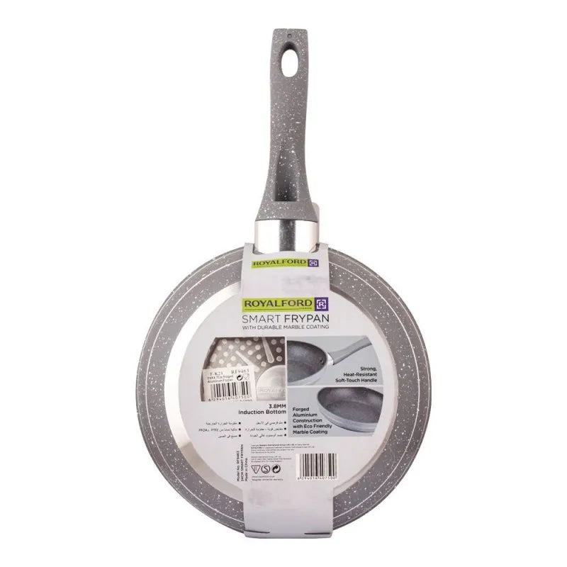 royalford granite smart frypan, 24cm, grey, rf9463 image2