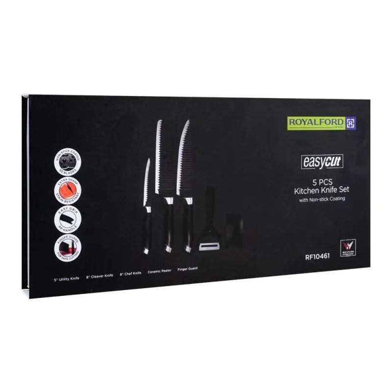 royalford non stick coating knife set, 5's rf10461 image2