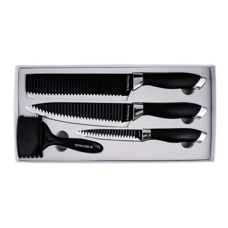 royalford non stick coating knife set, 5's rf10461 main image