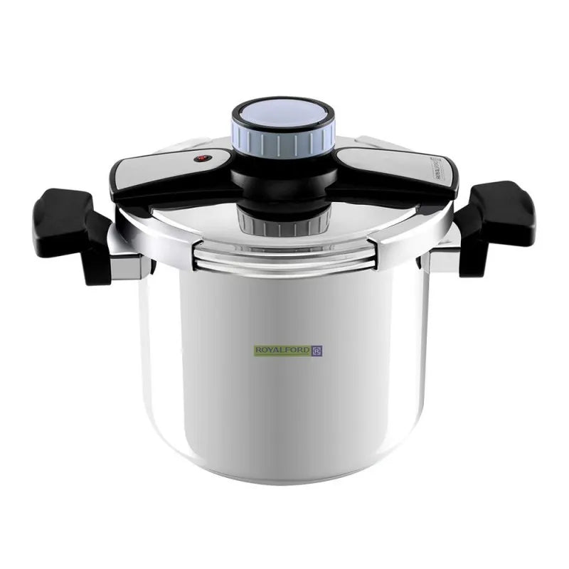 royalford stainless steel pressure cooker, 7ltr, rf7605 main image