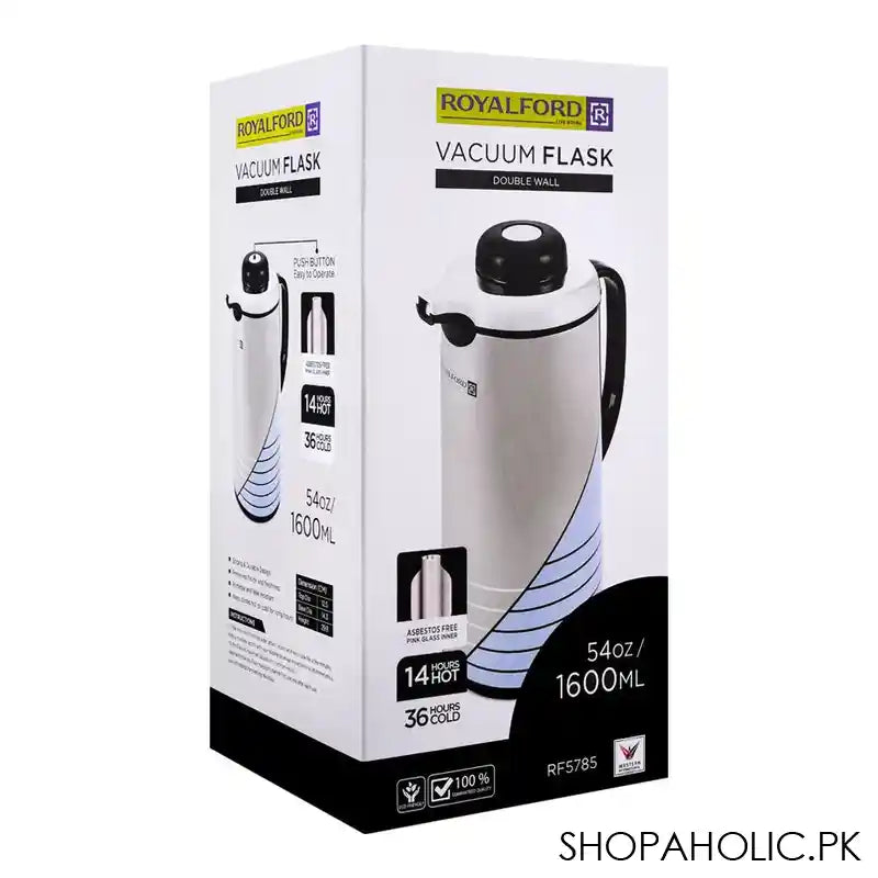 Royalford Vaccum Flask, 1.6Ltr, RF5785 - Image 2