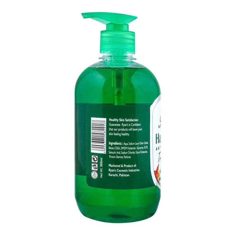 ryan's green apple hand wash, 500ml image3