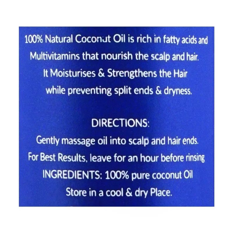 saeed ghani 100% pure & natural coconut oil, 200ml image3