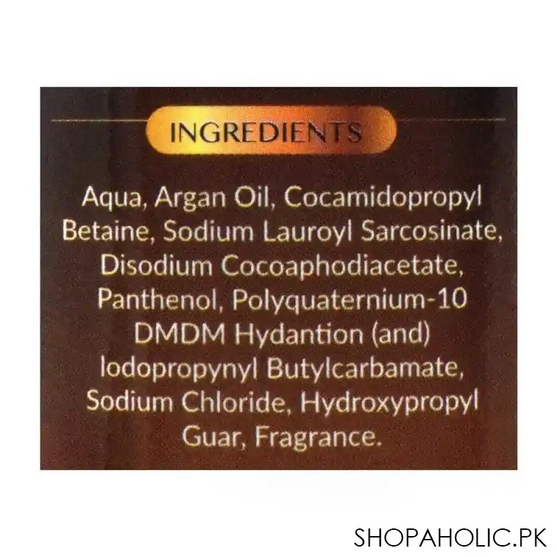 saeed ghani argan oil shampoo, 225ml image3