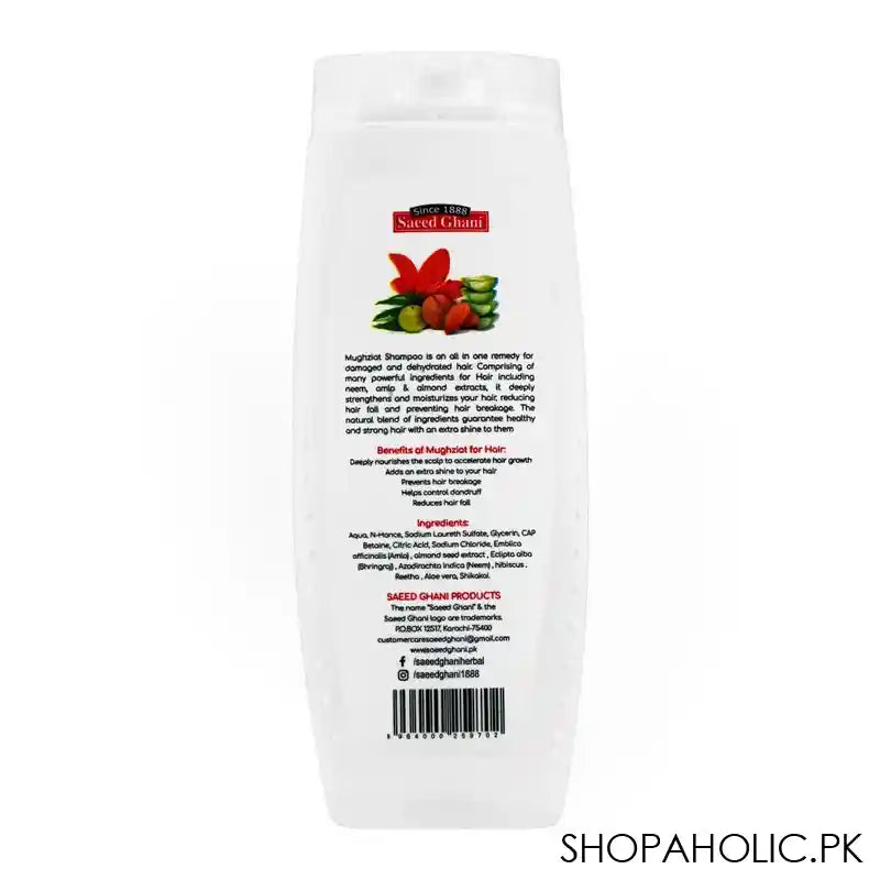 Saeed Ghani Extra Nourishment Mughziat Shampoo, 200ml - Image 2