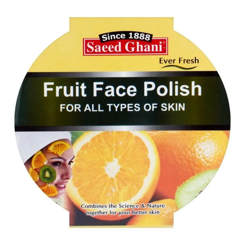 saeed ghani fruit face polish, all skin types, 180g image2