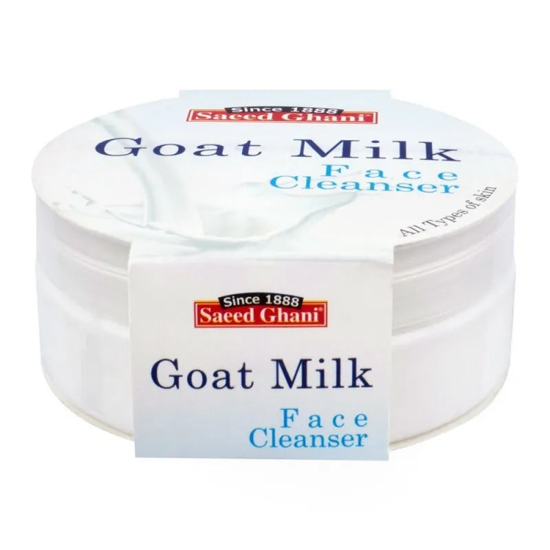 saeed ghani goat milk face cleanser, all skin types, 180g main image