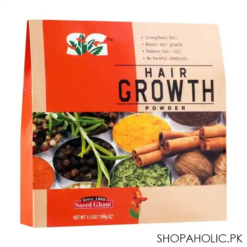 saeed ghani hair growth powder, 100g main image