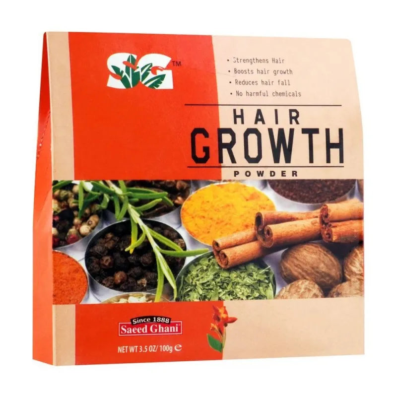 saeed ghani hair growth powder, 100g main image