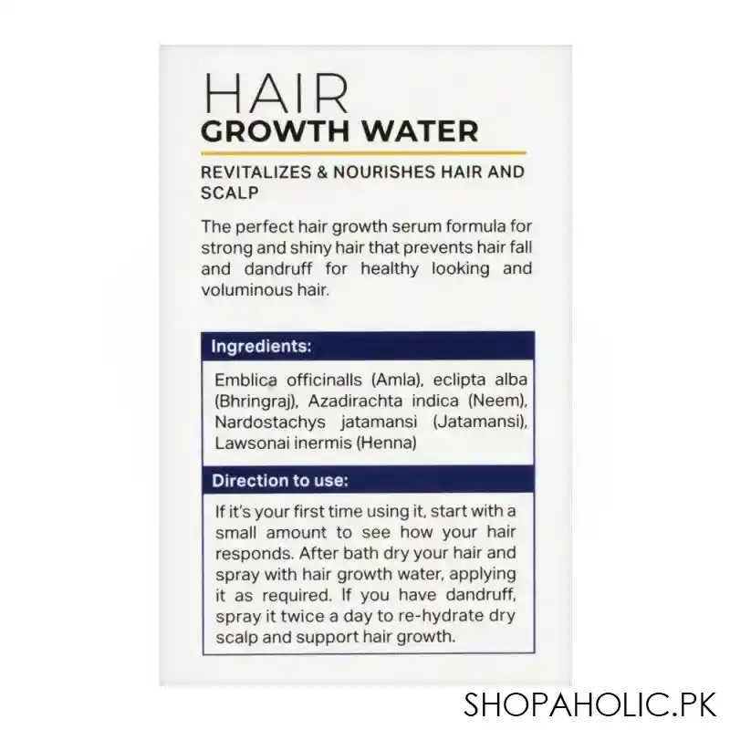 saeed ghani hair growth water, 120ml image4