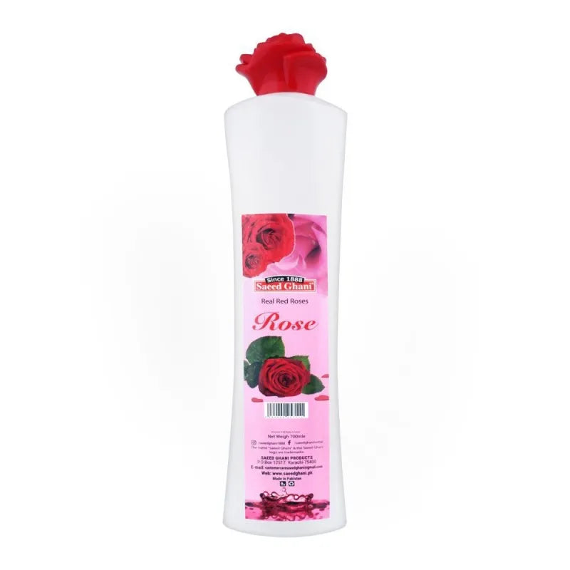 saeed ghani real red rosees rosa damscena water, 700ml image2