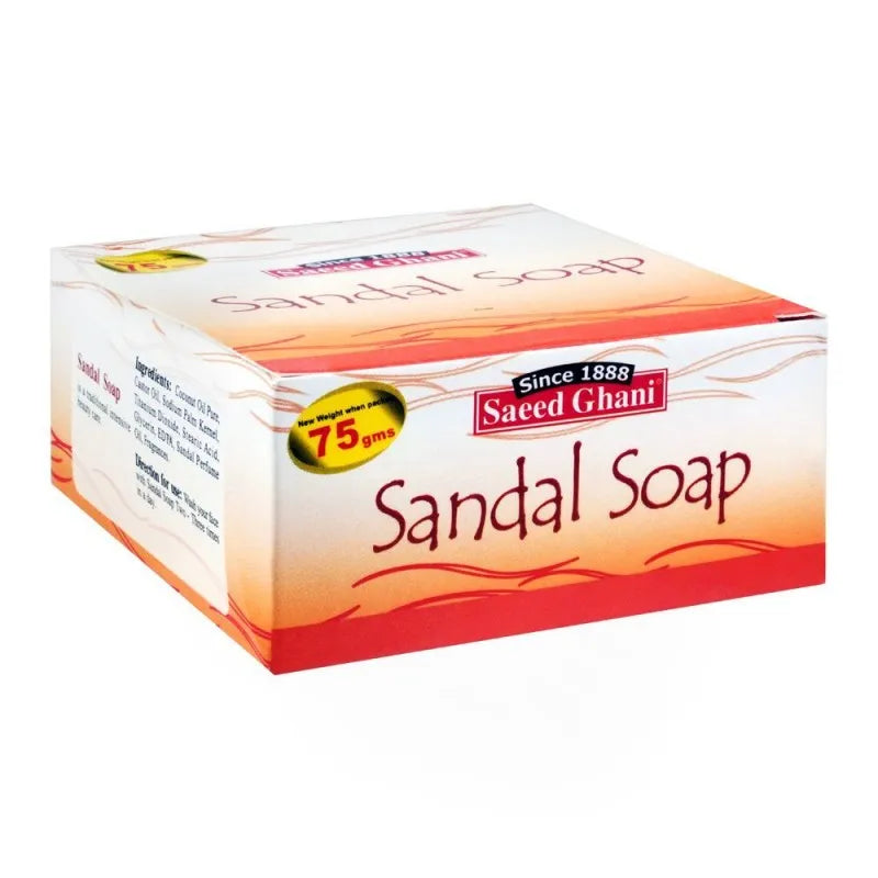 saeed ghani sandal soap, 75g main image