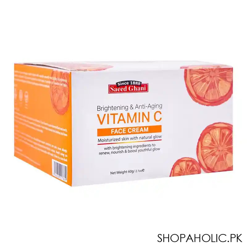 Saeed Ghani Vitamin C Brightening & Anti-Aging Face Cream, 60gm - Main Image