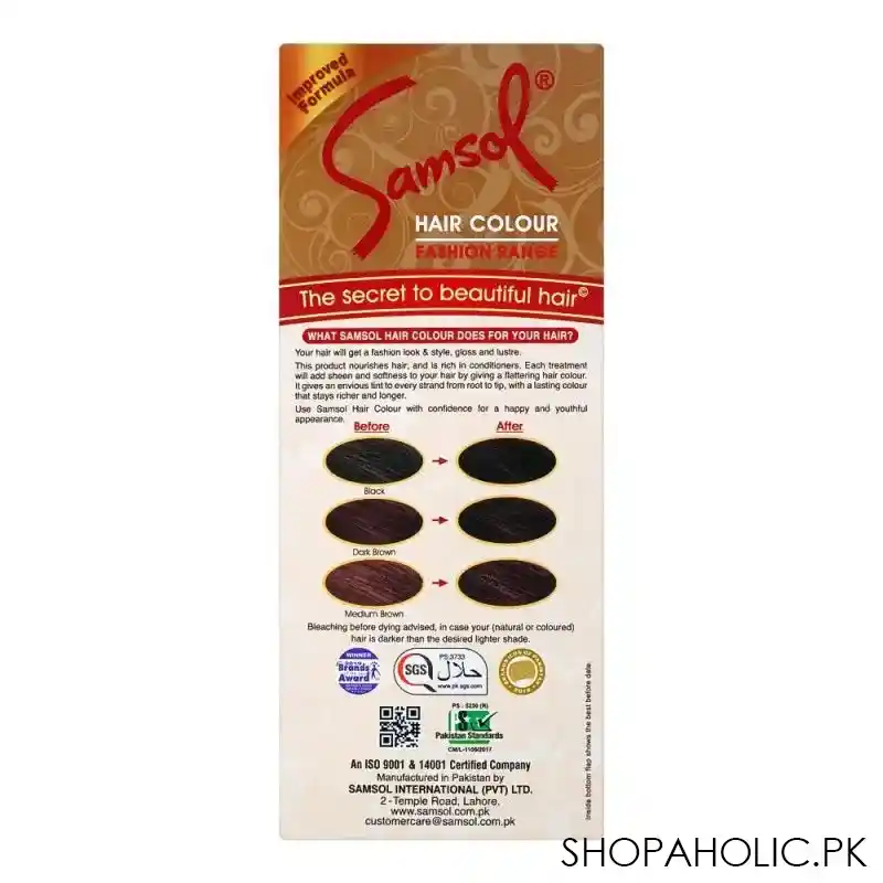 samsol fashion range hair colour, 13 chocolate brown image2