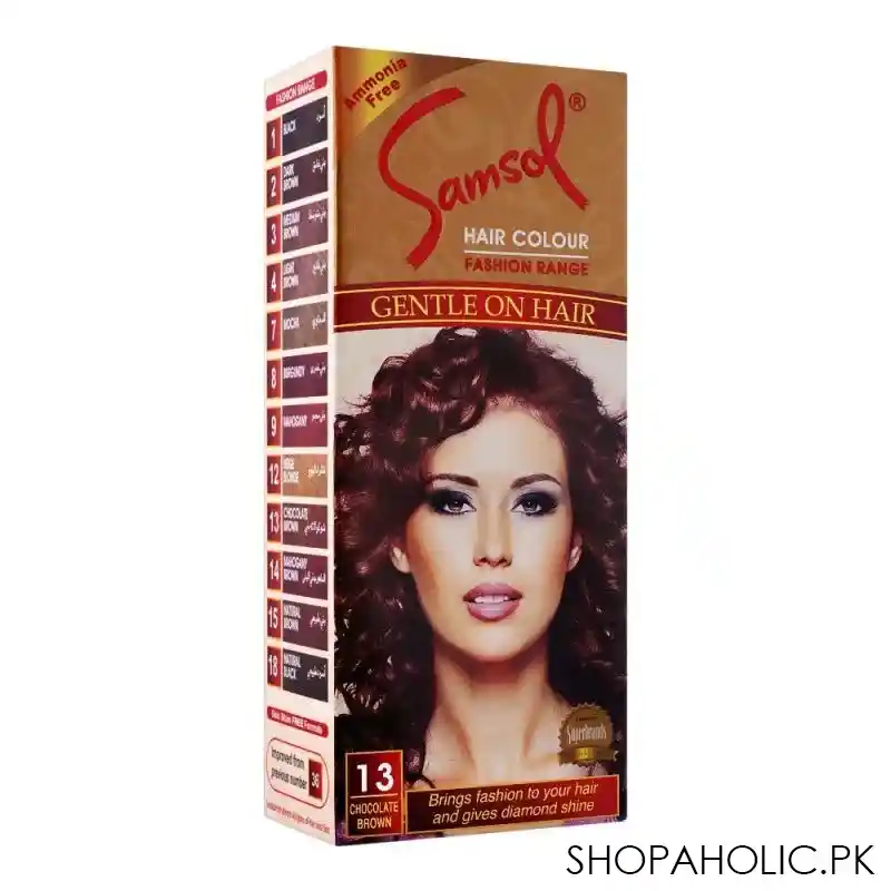 samsol fashion range hair colour, 13 chocolate brown main image