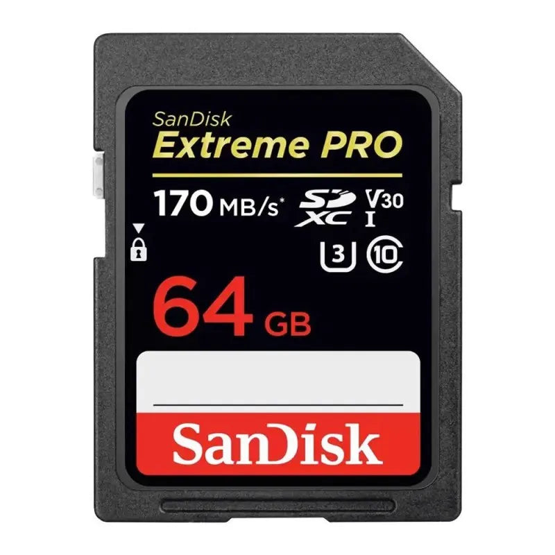 sandisk extreme pro 64gb sdxc uhs 1 card, speed upto 200mb/s main image