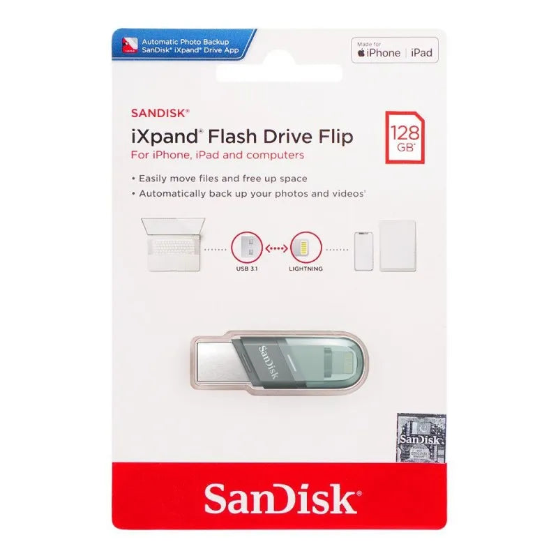 sandisk ixpand flash drive flip, 128gb image4