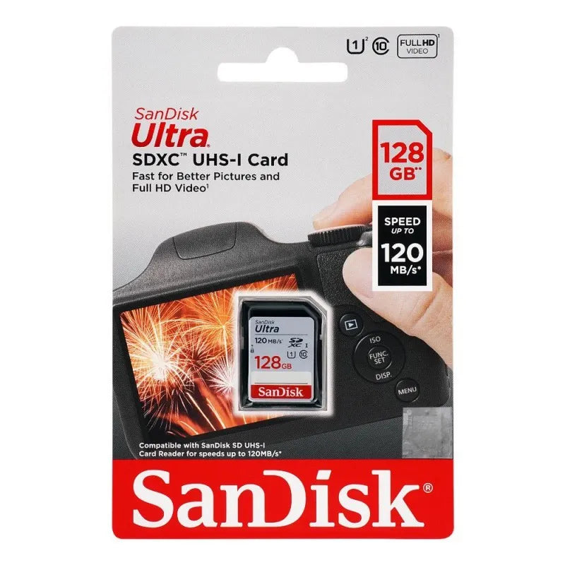 sandisk ultra 128gb sdxc uhs 1 card, 120mb/s image2