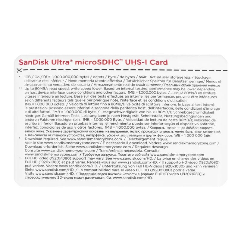 sandisk ultra 16gb micro sdhc uhs 1, speed upto 80mb/s image4