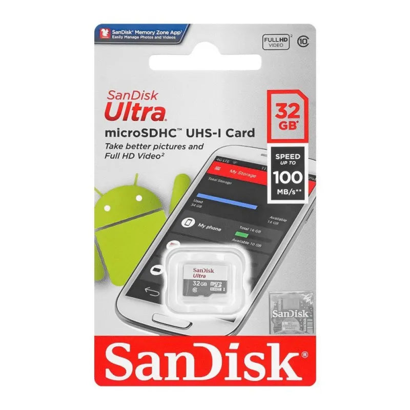 sandisk ultra 32gb micro sdhc uhs 1, speed upto 100mb/s image2