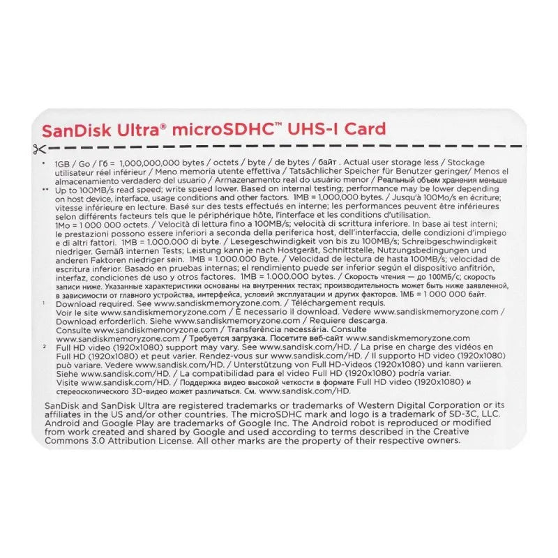 sandisk ultra 32gb micro sdhc uhs 1, speed upto 100mb/s image4