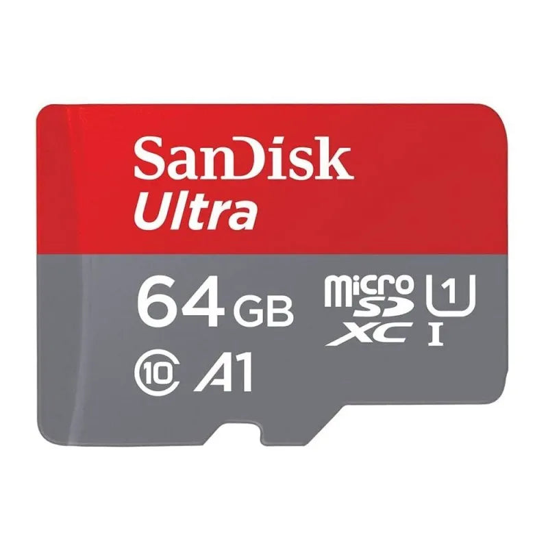 sandisk ultra 64gb micro sdxc uhs 1 card, 140mb/s main image