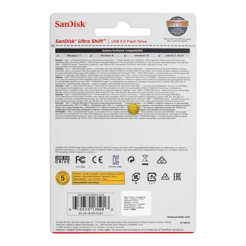 sandisk ultra flair usb 3.0 flash drive, 150mb/s, 16gb image3